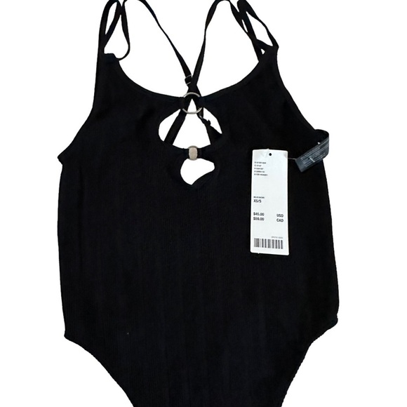 Out from Under for Urban Outfitters Black Bodysuit Top Size XS/S - Picture 6 of 17